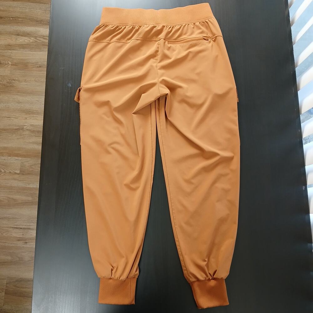 All in Motion Active Light Cargo Jogger Pants XS orange brown athletic - Picture 3 of 16